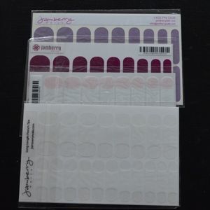 4 Full Sets of Jamberry Solid & French Nail Wraps